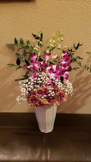 Gyp Mum Italian Ruscus Dendrobium
